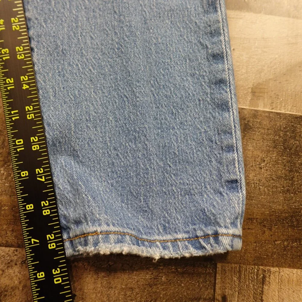 Levi’s 501 Original Fit Jeans Men’s W29 L30 Light‎ Wash Button Fly Denim